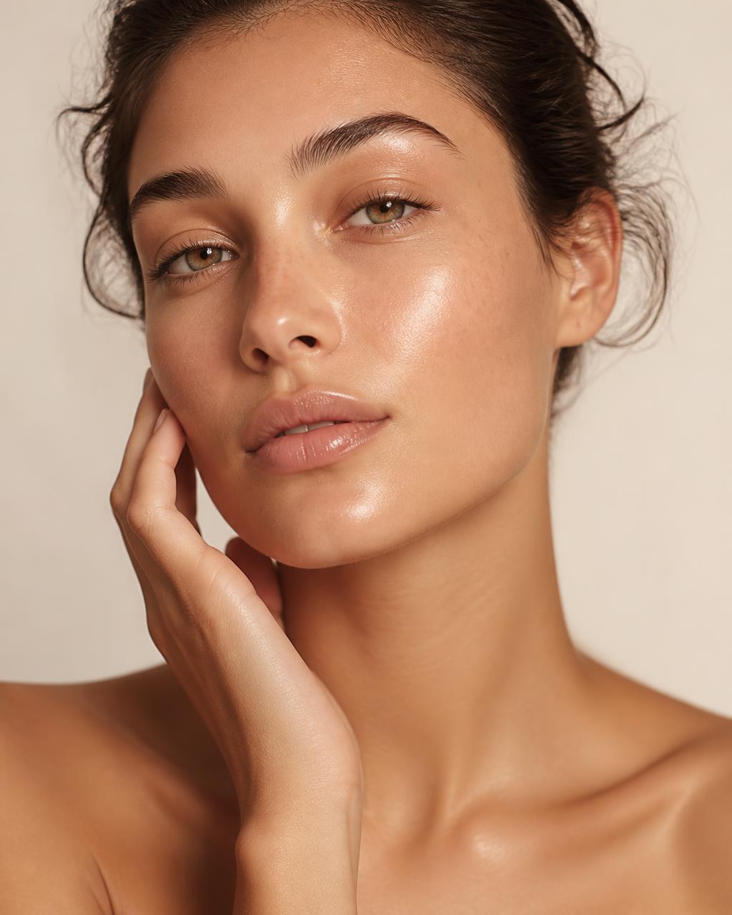 Luminous, dewy skin after the Fresh-Face Routine